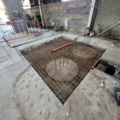 Réalisation de travaux en génie-civil pour mise en place de cheminées d'incinérations