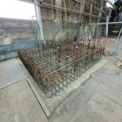 Réalisation de travaux en génie-civil pour mise en place de cheminées d'incinérations