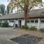 Isolation extérieure en fibre de bois d'un gymnase