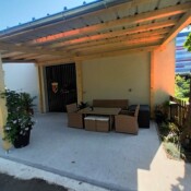 réalisation d'une pergola