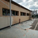 isolation extérieure sur une école