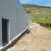 réalisation d'un bâtiment viticole