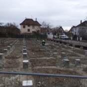 plot de fondation pour bâtiment modulaires