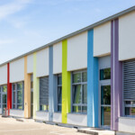 isolation extérieure sur une école