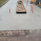 réalisation d'une aire de lavage